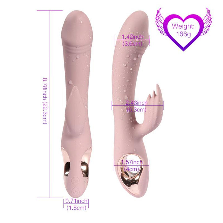 Vibrador Silicona USB Fire Dancer 22 cm