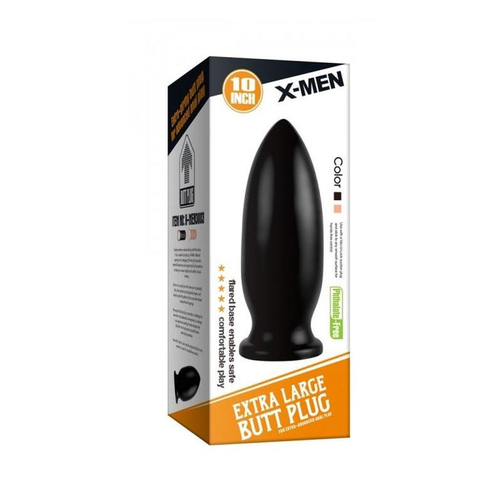 Plug Anal Extra Largo 25 cm Negro