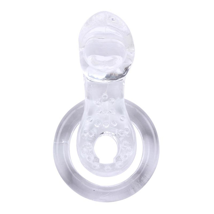 Anillo Vibrador para el Pene The Tongue Transparente