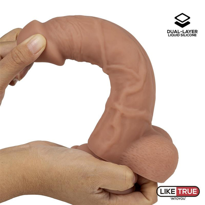 Dildo Realista Silicona Liquida Dual Layer 8