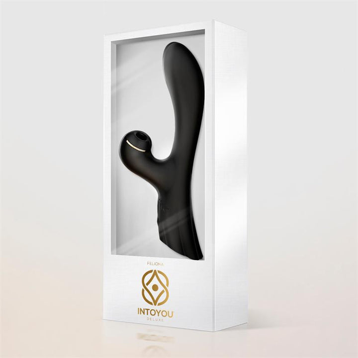 Feliona Vibrador y Succionador de Clitoris con Touch Control Punto G Negro